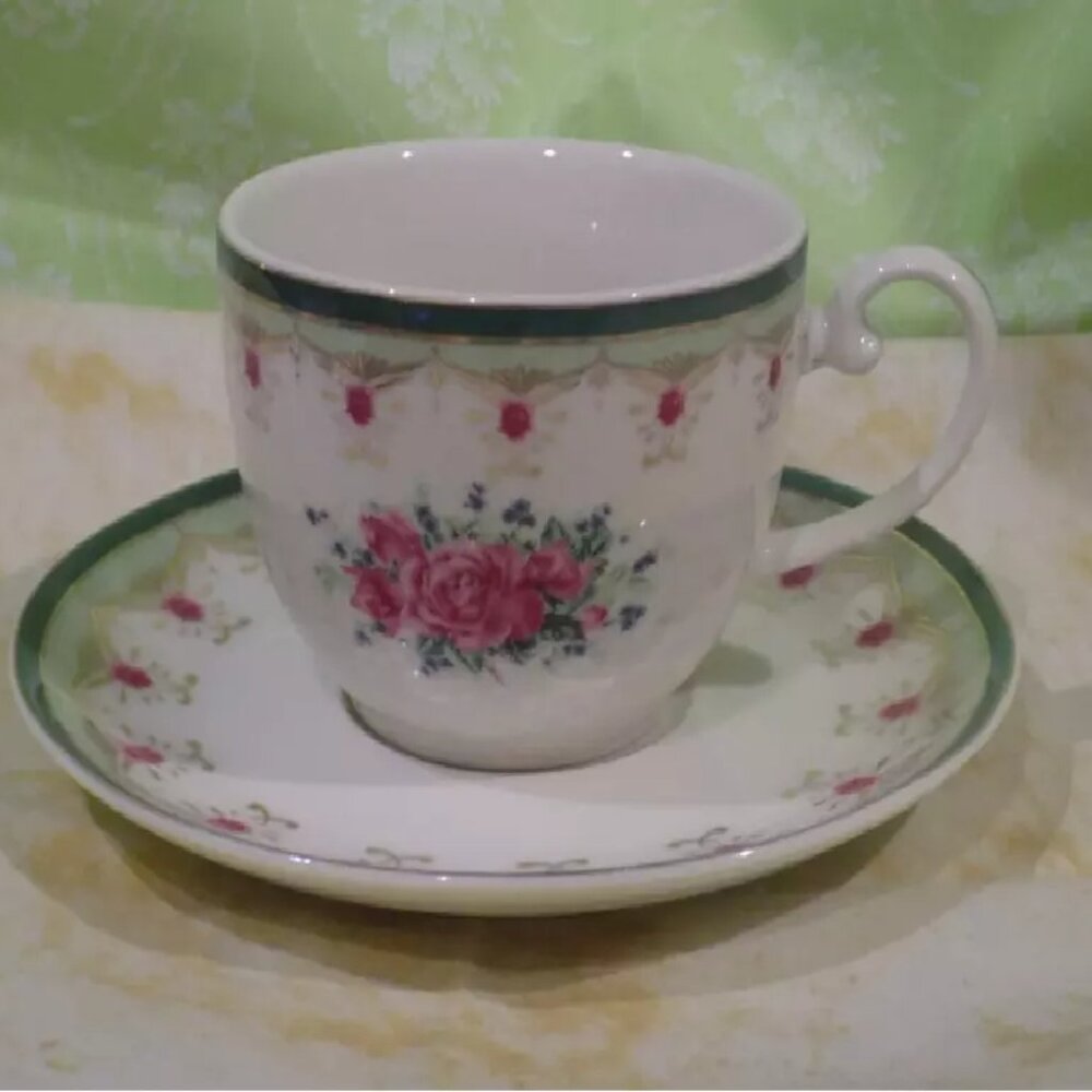 Prestine Cypress Cup & Saucer Set